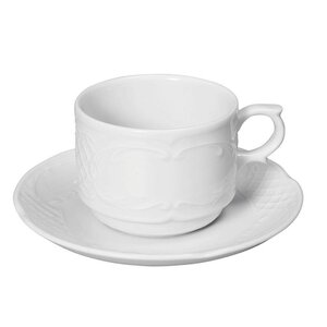 Hendi Tasse à Mocha Flora - Porcelaine Blanche - 120ml