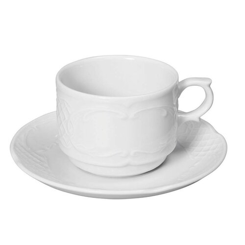 Hendi Tasse à Mocha Flora - Porcelaine Blanche - 120ml