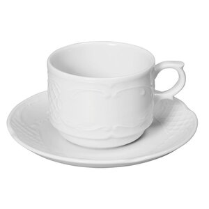 Hendi Soucoupe Flora - Porcelaine Blanche - 138mm