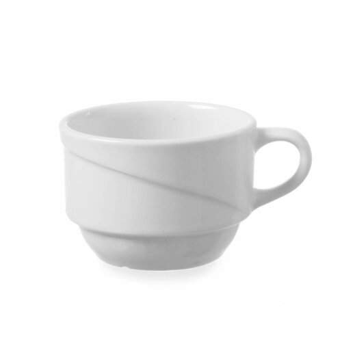 Hendi Tasse à Café Exclusiv - Porcelaine Blanche - 170ml