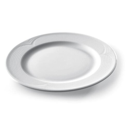 Hendi Assiette Plate SATURN - Porcelaine Blanche - Ø240mm