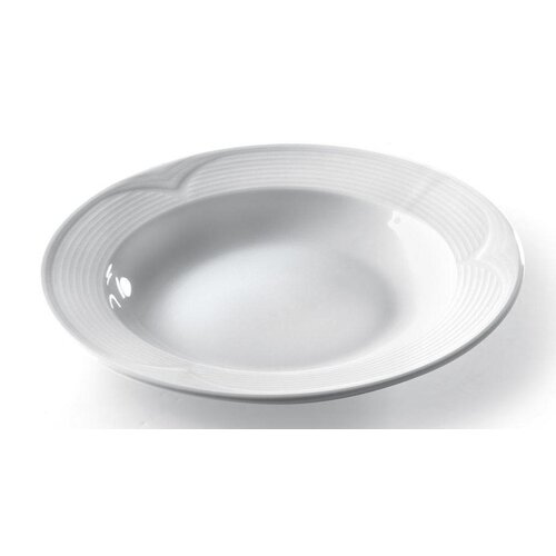 Hendi Assiette Creuse SATURN - Porcelaine Blanche - Ø220X35mm