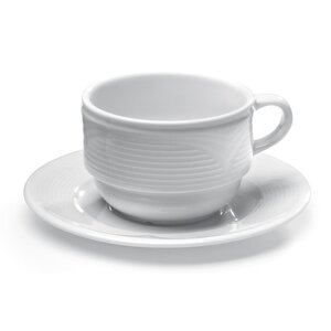 Hendi Soucoupe Saturn - Porcelaine Blanche - 150mm