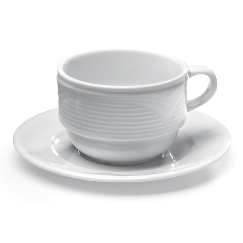 Hendi Soucoupe Saturn - Porcelaine Blanche - 125mm