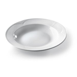 Hendi Assiette Creuse Bords Renforcés - Porcelaine Blanche - Ø300mm