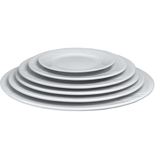 Hendi Assiette Plate KARIZMA - Porcelaine Blanche - Ø160mm