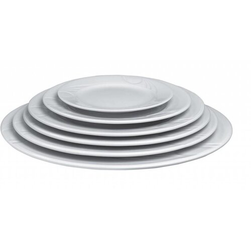 Hendi Assiette Plate KARIZMA - Porcelaine Blanche - Ø280mm