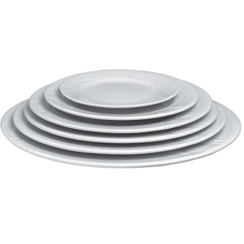 Hendi Assiette Plate KARIZMA - Porcelaine Blanche - Ø320mm