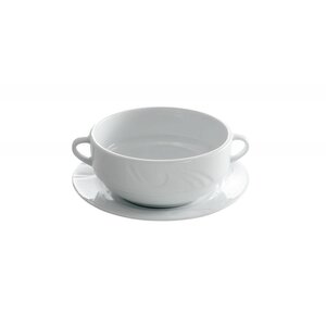 Hendi Bol à Soupe KARIZMA - Porcelaine Blanche - 380ml - 120x155x55mm