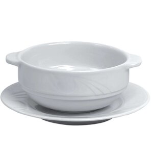 Hendi Soucoupe KARIZMA - Porcelaine Blanche - 180x70mm