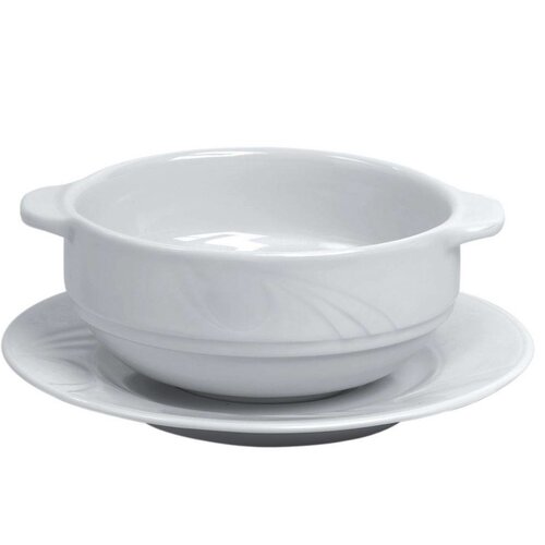 Hendi Soucoupe KARIZMA - Porcelaine Blanche - 180x70mm