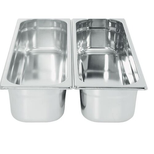 Hendi Bac GN 2/4 Inox - 6 Litres - 100(h)mm
