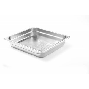 Hendi Bac GN 2/3 Inox Perforé - 5,5 Litres - 65(h)mm Hendi Bac GN 2/3 Inox Perforé - 5,5 Litres - 65(h)mm