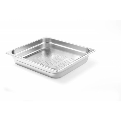 Hendi Bac GN 2/3 Inox Perforé - 5,5 Litres - 65(h)mm Hendi Bac GN 2/3 Inox Perforé - 5,5 Litres - 65(h)mm