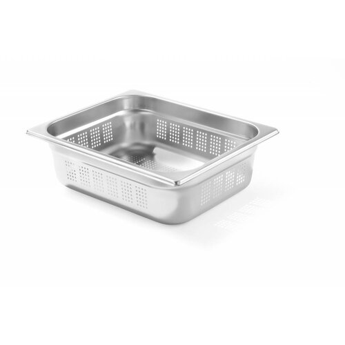 Hendi Bac GN 1/2 Inox Perforé - 6,5 Litres - 100(h)mm