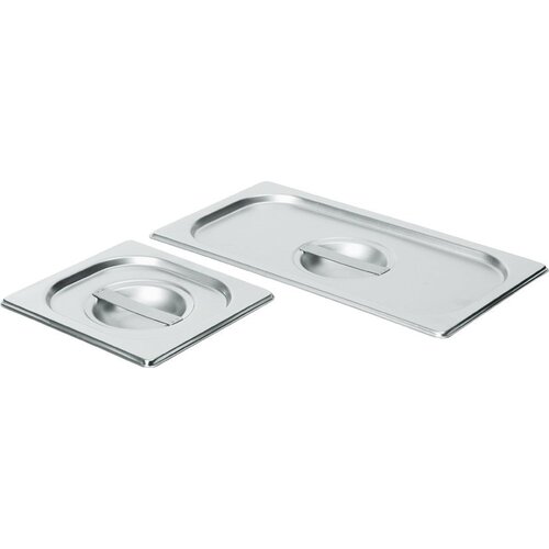Hendi Couvercle GN1/4 - Inox Avec Bord en Silicone