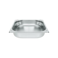 Bac GN 2/3 Inox - Coins Renforcées - 18 litres - 200(h)mm