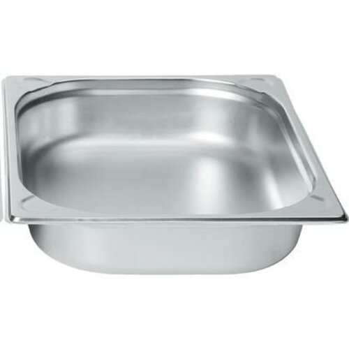 Hendi Bac GN 1/2 Inox - Coins Renforcées - 4 Litres - 65(h)mm