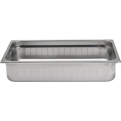 Hendi Bac GN 1/1 Inox Perforé - Bords Lisses - 9 Litres - 65(h)mm