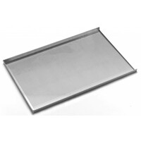 Plateau Perforé Avec 3 Bords - Aluminium - 600x400mm