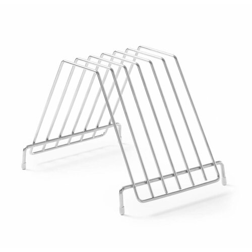 Hendi Support Inox - Pour 6 Planches à Découper - 303x211x205(h)mm