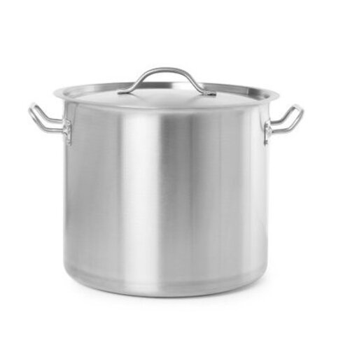 Hendi Marmite Haut Inox - Avec couvercle - Disponibles en 5 Tailles