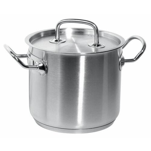 Hendi Marmite à Soupe Haut Inox - Avec couvercle - Disponibles en 5 Tailles