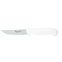Couteau Universel Inox - Modèle Courte - 90mm - Manche Blanc