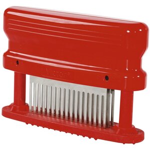 Hendi Attendrisseur Profi Line | Rouge | 51 Lames | 145x45x103(h)mm