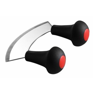 Hendi Hachoir Demi-Lune Inox - Lame Simple - 230mm