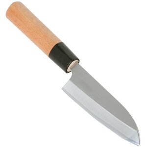 Hendi Couteau Santoku Inox - Manche en Bois - 165mm