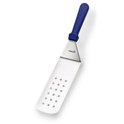 Hendi Spatule Flexible Perforée Inox - Manche Polypropylène - 210x73mm
