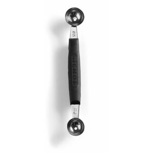 Hendi Cuillère à Melon Double | Inox | 165mm