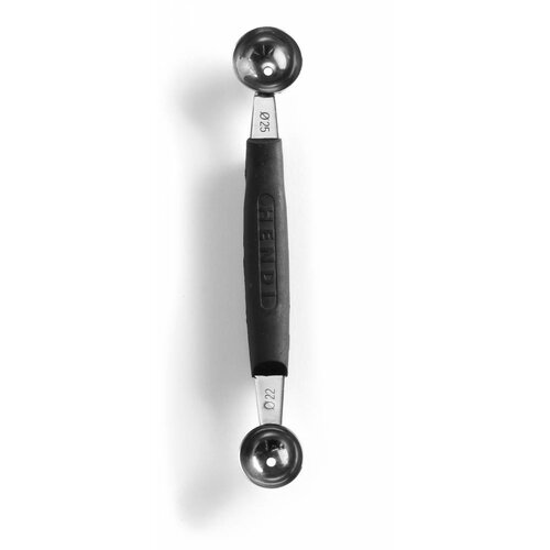 Hendi Cuillère à Melon Double | Inox | 165mm