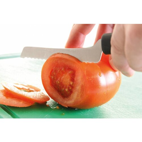 Hendi Couteau à Tomates Inox - Dentelé 110mm - 230mm
