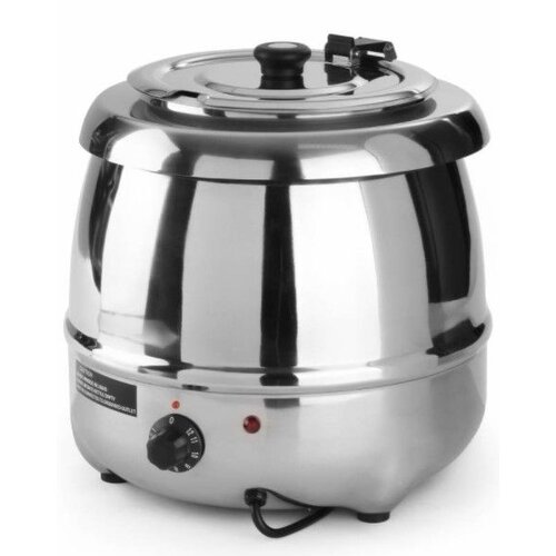 Hendi Marmite à Soupe Inox | 8 Litres | 435W | Ø340x360(h)mm