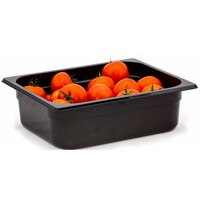 Bac GN 1/2 Polycarbonate Noir - 6,5 Litres - 100(h)mm