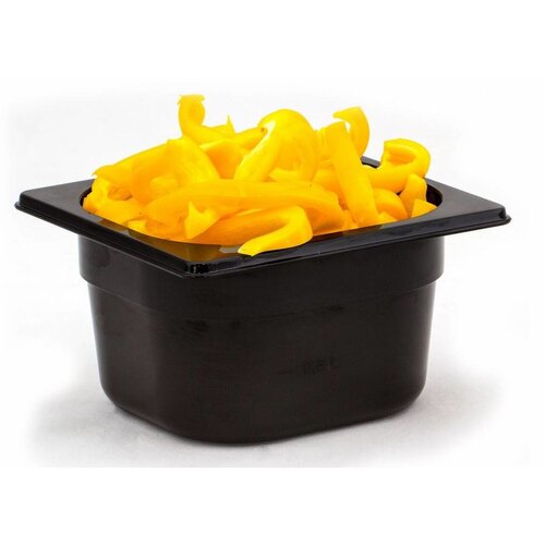 Hendi Bac GN 1/6 Polycarbonate Noir - 1 Litre - 65(h)mm