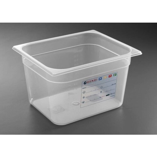 Hendi Boîte de Stockage GN 1/2 - 6,5 Litres - 100(h)mm