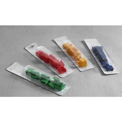 Hendi Clips De Couvercle - Pour Boites De Stockage HACCP - Violet - 12 Pièces