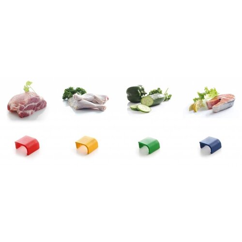 Hendi Clips De Couvercle - Pour Boites De Stockage HACCP - Violet - 12 Pièces