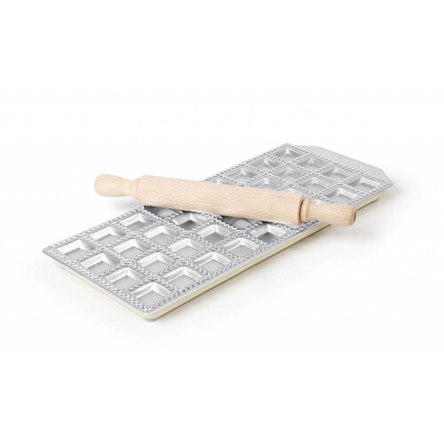 Hendi Moulé à Ravioli Classique - Aluminium - 36 Moules - 320x137x18(h)mm