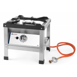 Hendi Réchaud à Gaz Inox - Kitchen Line - 6,4kW - 425x425x400(h)mm