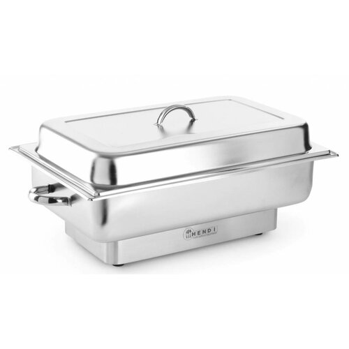 Hendi Chafing Dish GN1/1 Inox - 9 litres - 800W - 615x355x280(h)mm Hendi Chafing Dish GN1/1 Inox - 9 litres - 800W - 615x355x280(h)mm