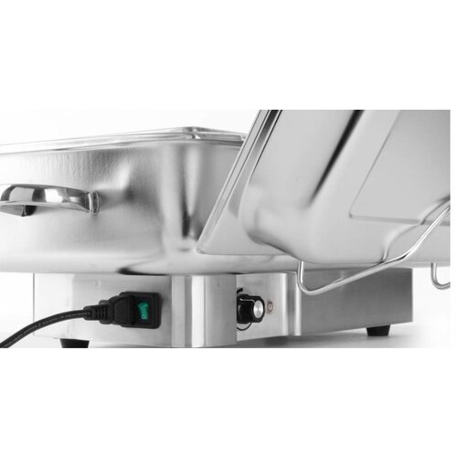 Hendi Chafing Dish GN1/1 Inox - 9 litres - 800W - 615x355x280(h)mm