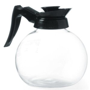Hendi Verseuse à Café - Verre Trempé - Poignée Polypropylène - 1800ml - Ø160x185(h)mm