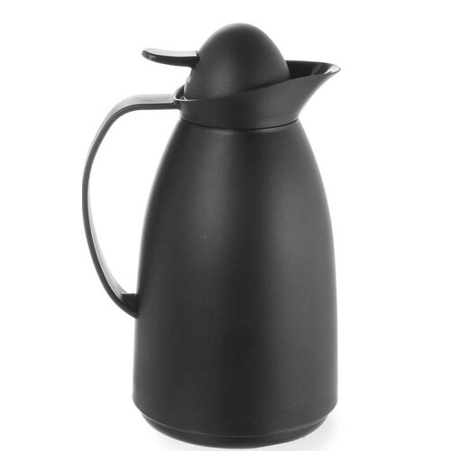 Hendi Verseuse Isotherme | 1000ml | Bouteille Int. en Verre | Noir Hendi Verseuse Isotherme | 1000ml | Bouteille Int. en Verre | Noir
