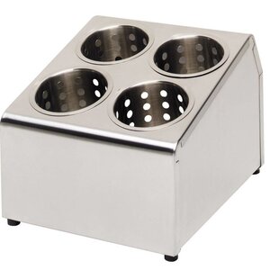 Hendi Support Pour Panier à Couvert Inox - Pour 4 Paniers - 255x295x215(h)mm Hendi Support Pour Panier à Couvert Inox - Pour 4 Paniers - 255x295x215(h)mm