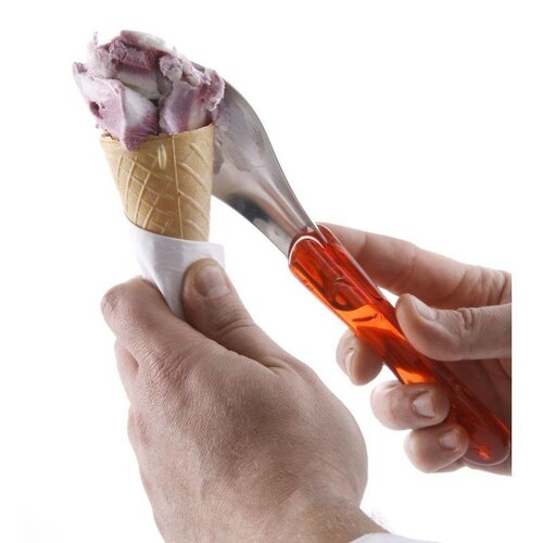 Hendi Spatule à Glace - Manche en Tritan Jaune - 260mm