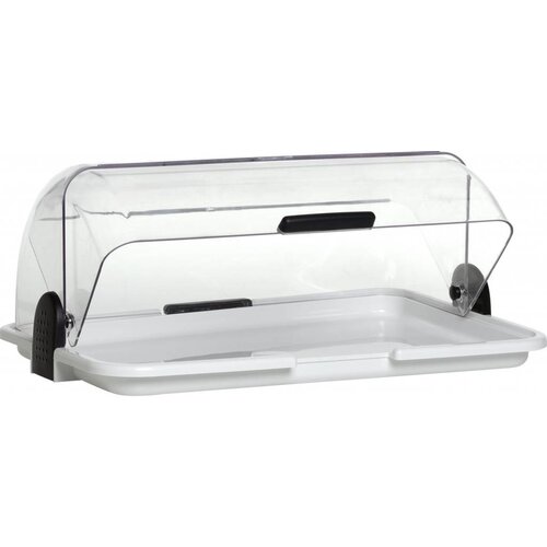 Hendi Vitrine à Couvercle Rolltap - Transparent ABS - 465x310x190(h)mm